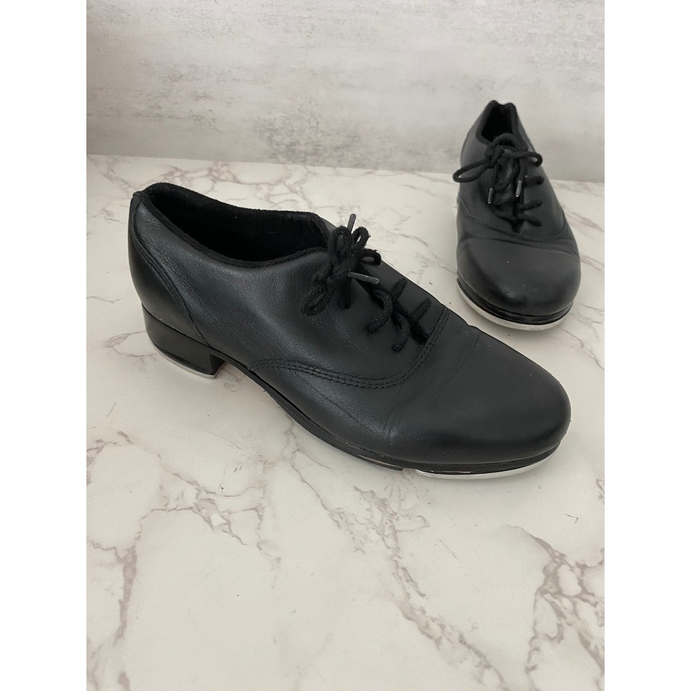 Bloch Respect Tap Shoes Jazz Oxford Girl 5N Leather Lace Up Dance Performance